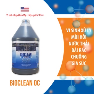 Hàng Mỹ - Vi Sinh Xử Lý Mùi Hôi Chuồng Trại, Bãi Rác..- Bioclean OC - Chai gallon = 3,785 lít (tên cũ Aquaclean OC)