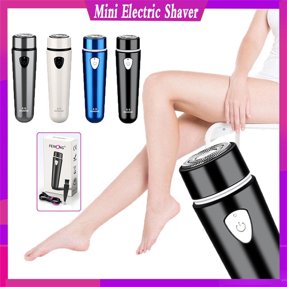 Máy Cạo Lông Mặt / Râu Sạc USB Tiện Lợi Dành Cho Đi Du Lịch