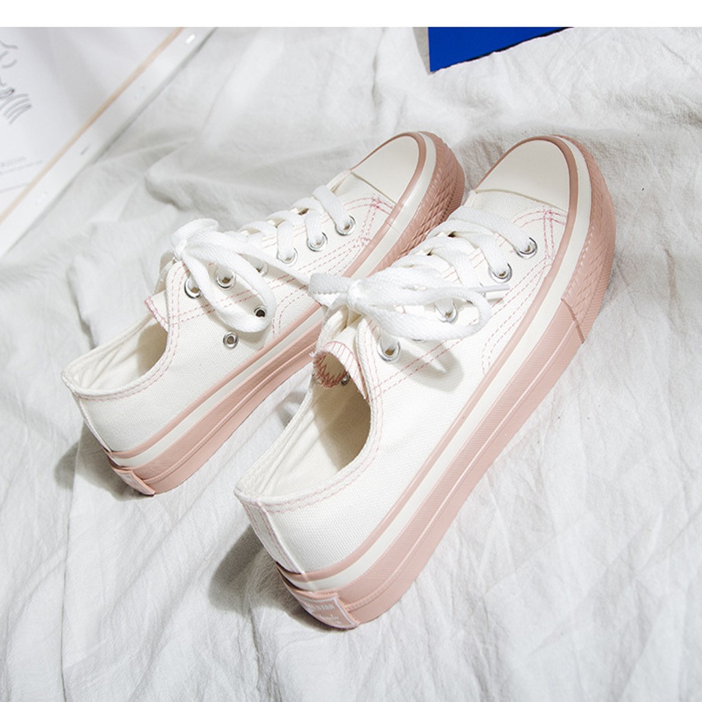 Giày thể thao nữ 👟 Nhiều màu 👟 Có đế in hình trái tim dễ thương cho cô nàng ngọt ngào - G10 | BigBuy360 - bigbuy360.vn