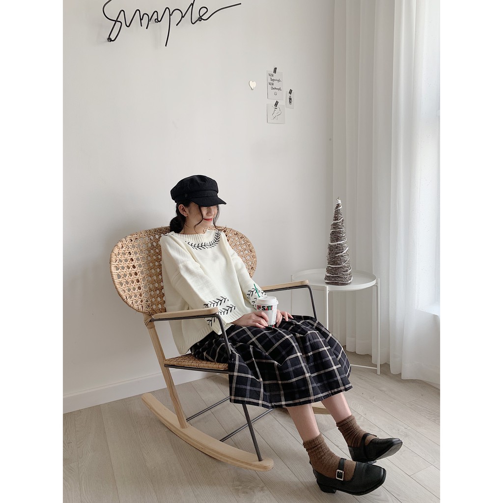 Chân váy Midi caro - SK45 1994closet | BigBuy360 - bigbuy360.vn