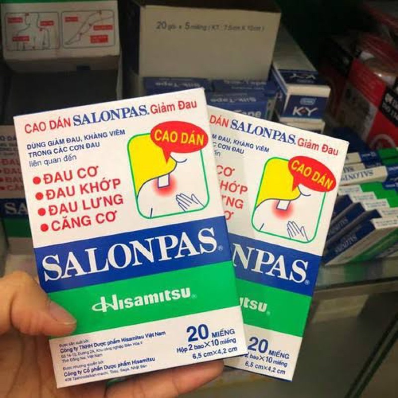 10 miếng dán salonpas