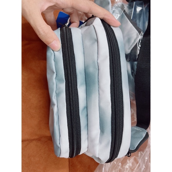 Túi Đeo Hông Adidas Sport Waist Pack Xanh Trắng Phối Loang