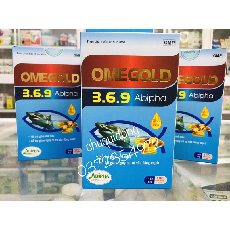 OMEGA 369 Viên uống sáng mắt cải thiện trí nhớ Hộp 100 viên