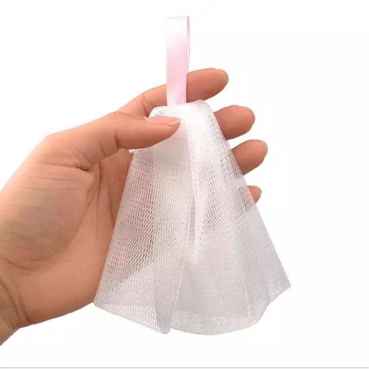 Túi Lưới Tạo Bọt Xà Phòng Rửa Mặt Tiện Dụng