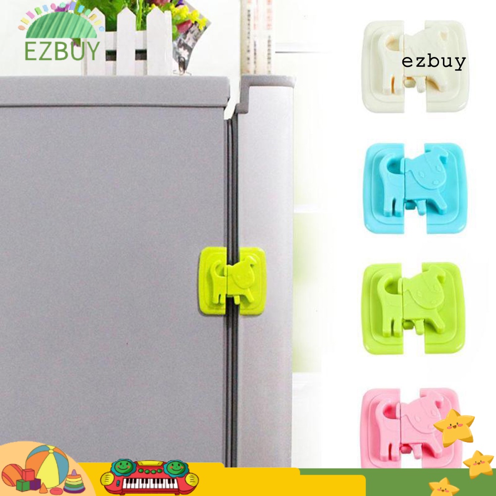 Chốt khóa cửa tủ lạnh/ngăn kéo bảo vệ an toàn cho bé