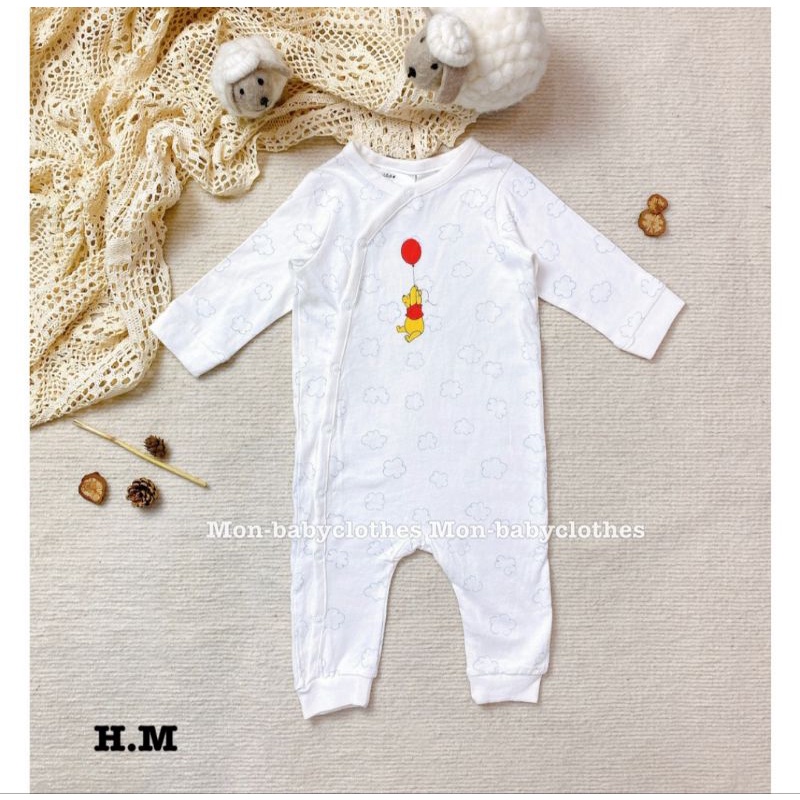 BODY SLEEPSUIT COTTON H&M SIZE NB-9M
