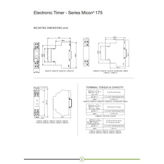 Timer ON DELAY 240 VAC/ 24VAC/DC, 1C/O 12ODT4 và Timer Off Delay
