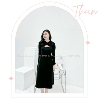 Đầm thun kiểu dáng chữ a