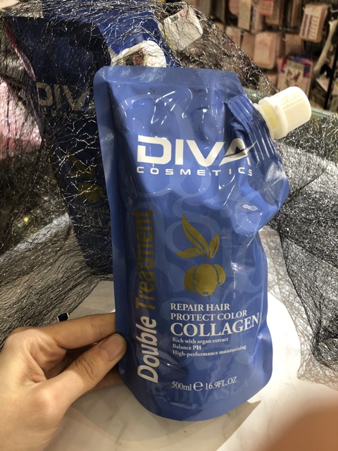 [ Nhà Phân Phối Chính Thức] Hấp Ủ Tóc COLAGEN Diva Ý