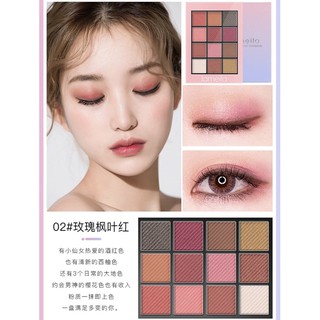 Bảng Phấn Mắt 12 Ô Lameila Color School Hàng Nội Địa Trung