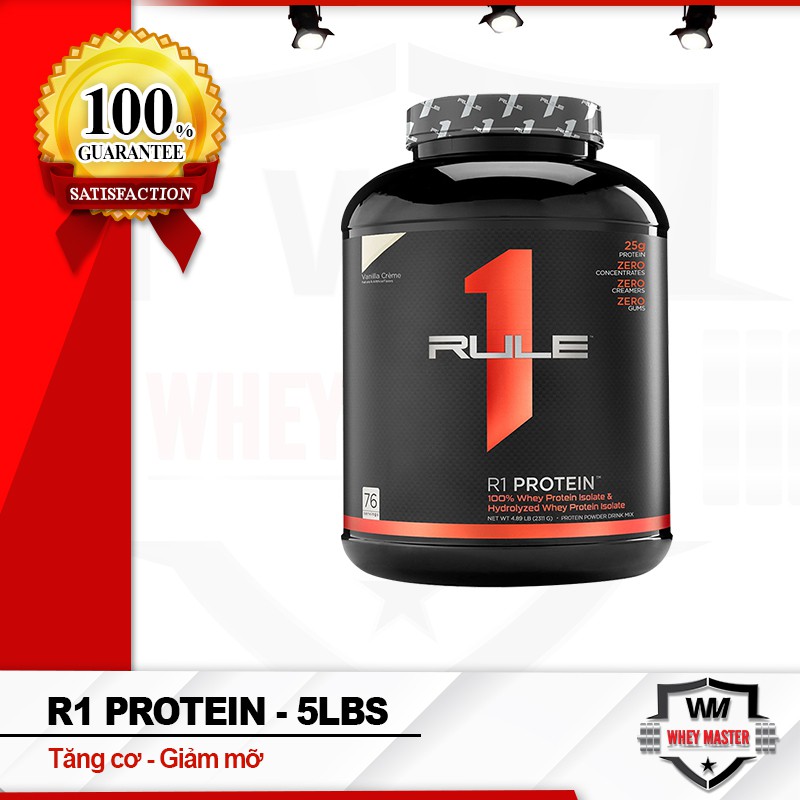 [Free Ship]  Combo Shaker và Sữa Dinh Dưỡng Tăng Cơ RULE 1 Protein 5Lbs (2.3 KG) Chính Hãng  - Chính hãng