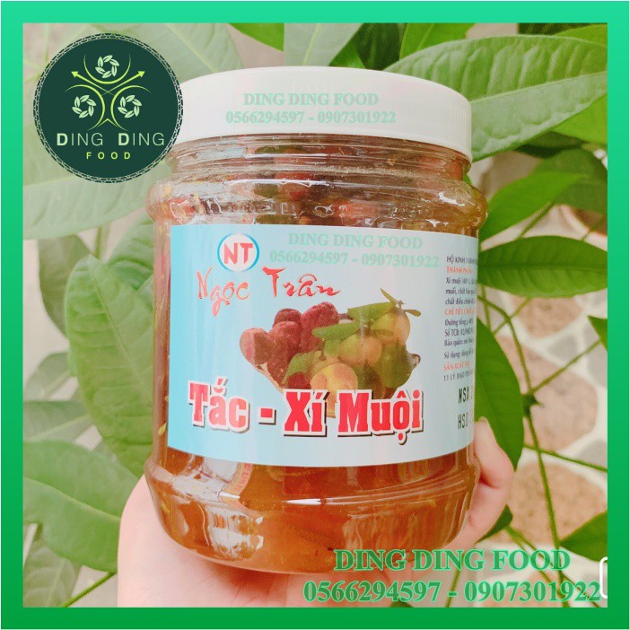 [ 1 Hủ / 1Kg ] Tắc Xí Muội Ngọc Trân - DING DING FOOD