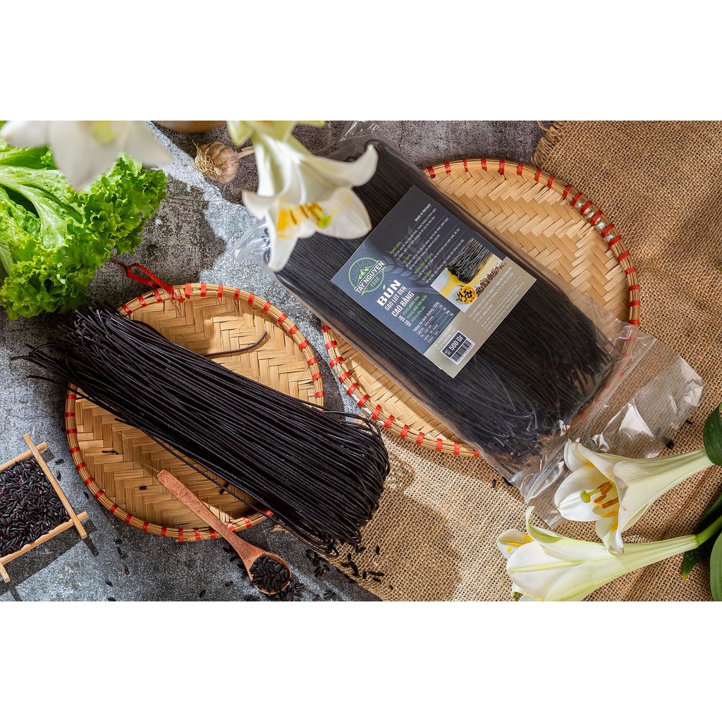 Bún Gạo Lứt Đen Eat Clean 500gr - Tây Nguyên Food