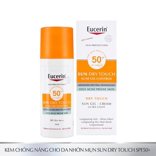 Kem chống nắng eucerin cho da dầu mụn