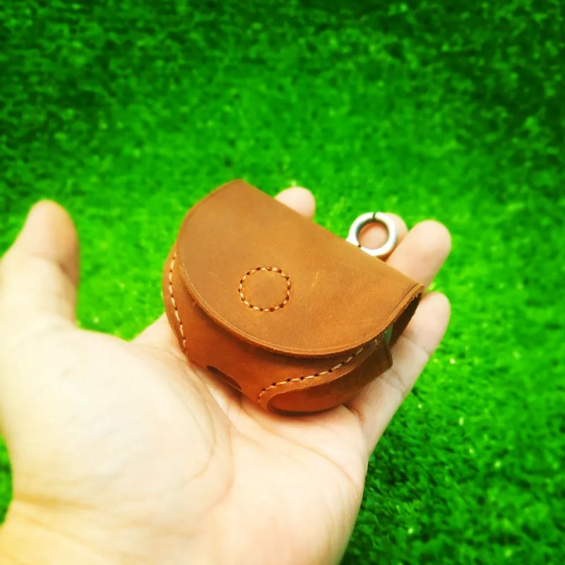 Bao da tai nghe bluetooth Huawei Freebuds Pro da thật handmade