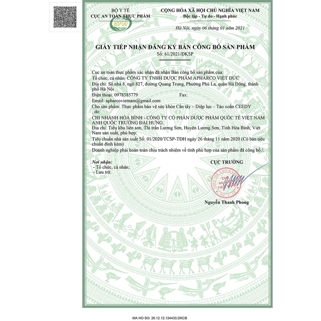 CẦN TÂY - DIỆP LỤC - TẢO XOẮN - CEEDY - KHÔNG HIỆU QUẢ HOÀN TIỀN (HỘP 20 GÓI) | BigBuy360 - bigbuy360.vn