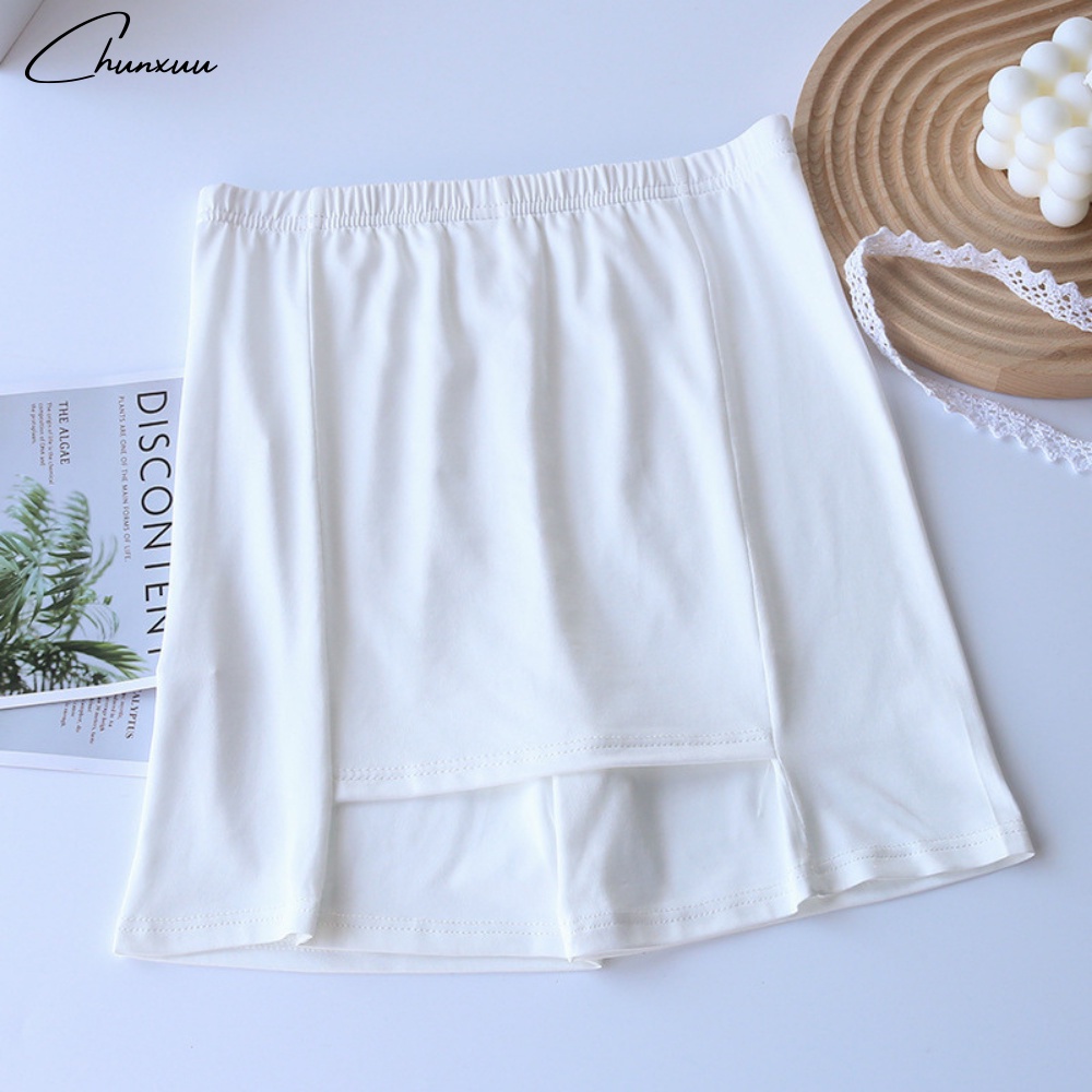 Quần mặc váy vải cotton lạnh thoáng mát thiết kế chống lộ cao cấp không cuộn, không hằn - ChunXuu QV04