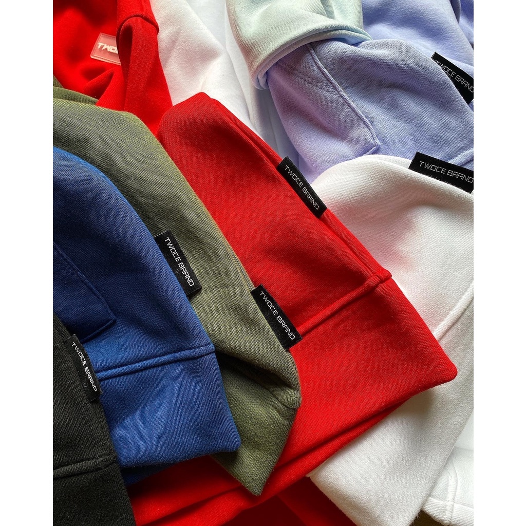 Áo Khoác nỉ Hoddie Zip Signature by TWOCE