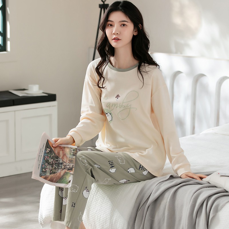 Đồ mặc nhà nữ thu đông chất cotton mịn đẹp - MH5111 | BigBuy360 - bigbuy360.vn