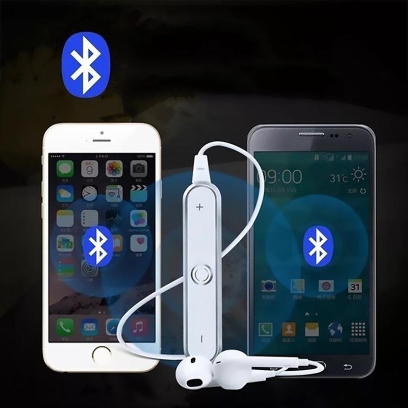Tai Nghe Bluetooth TZUZL S6 Có Dây Đeo Kèm Micro Tiện Lợi Cho Iphone