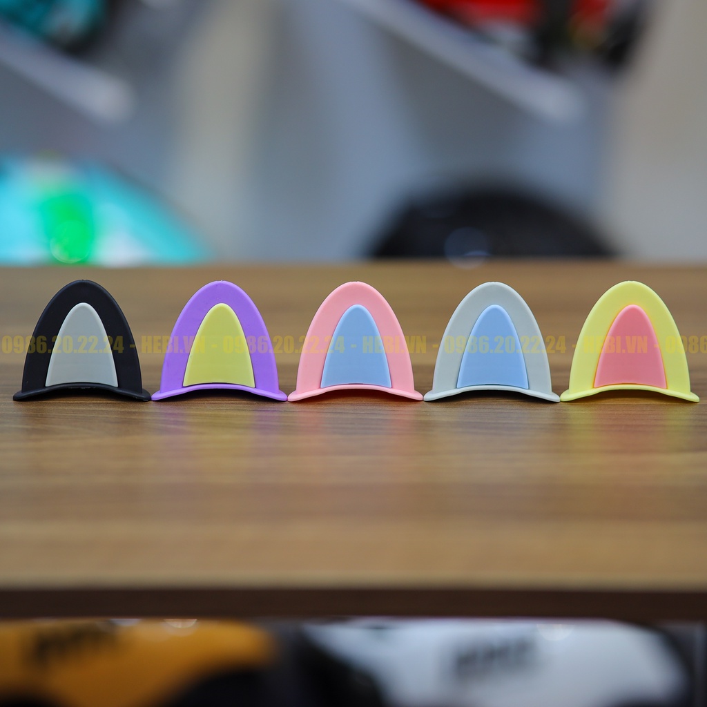 Tai Mèo  Gắn Mũ Bảo Hiểm Dễ Thương Nhiều Màu