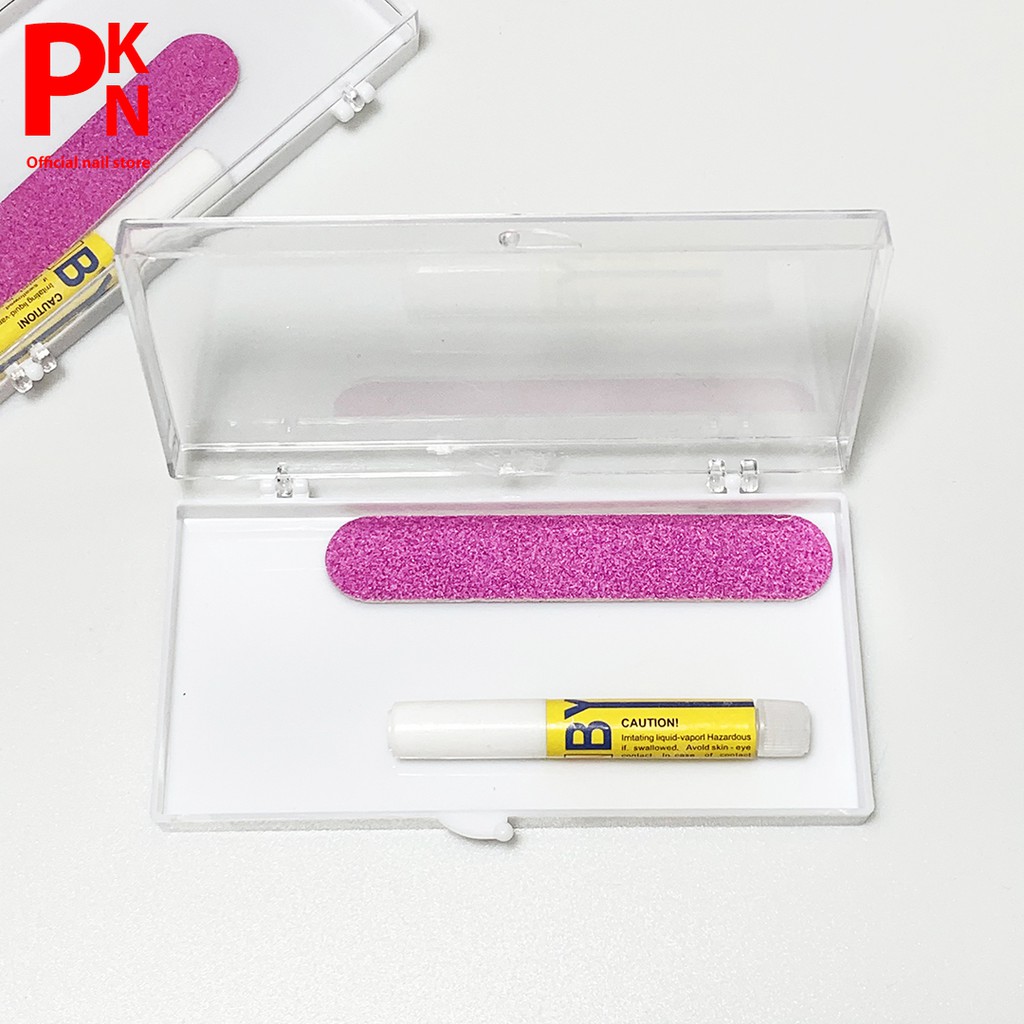 Khay đựng nail box,  khay đựng mẫu móng làm sẵn tiện lợi