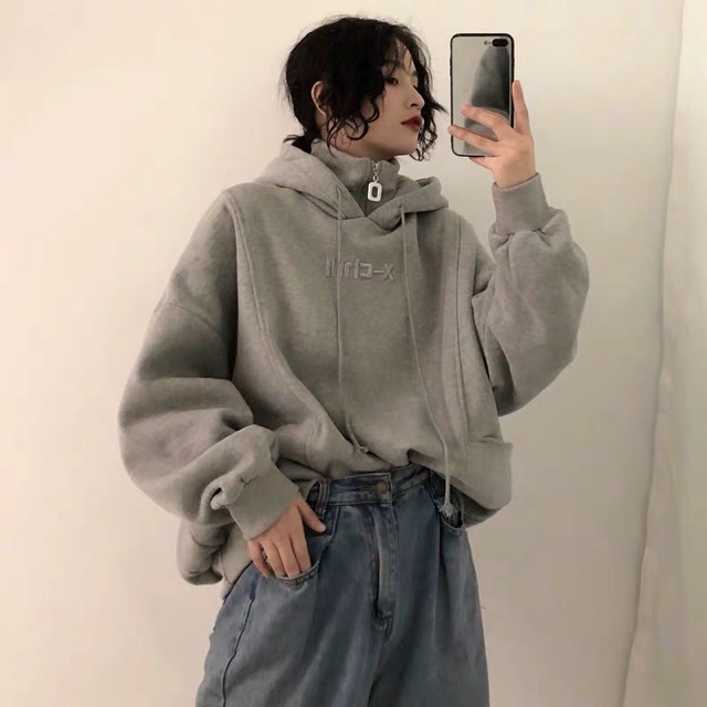 [Order] [Ảnh Thật] Áo Hoodie Ulzzang Dáng Rộng - Áo Nỉ Bông Siêu Ấm Oversize