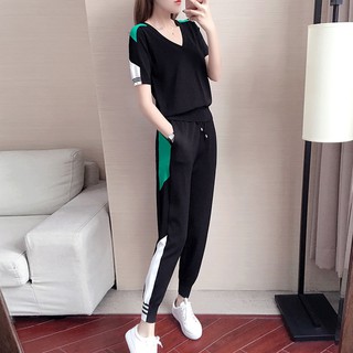 Bộ đồ thể thao trẻ trung theo phong cách hàn quốc dành cho nữ