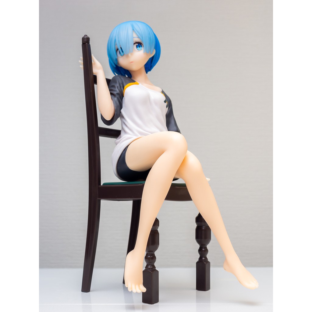 Mô Hình Figure Nhân Vật Anime Re:Zero - Rem - Relax Time - T-Shirt Ver., Bandai Spirits, chính hãng Nhật Bản