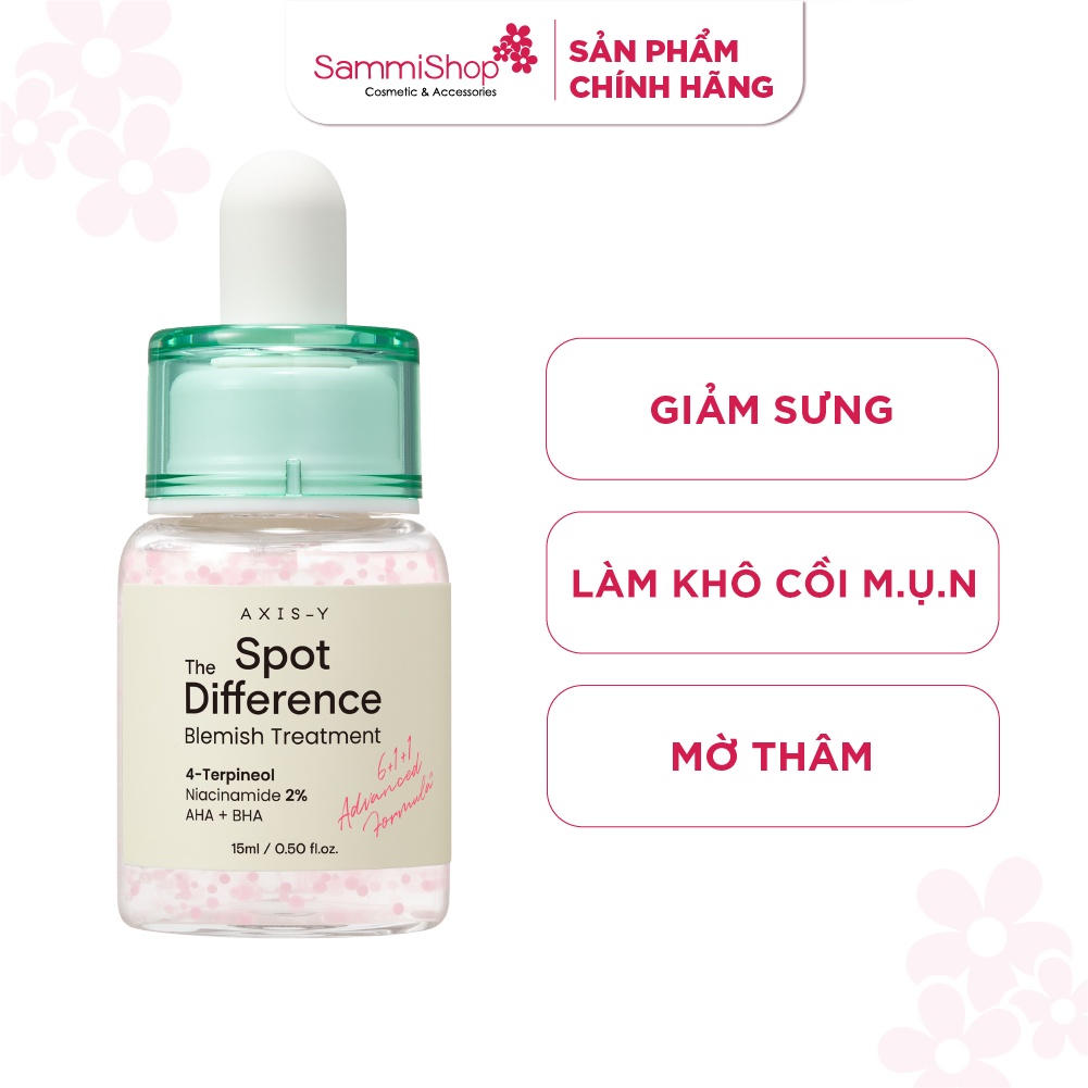 Axis-Y Tinh chất Spot The Difference Blemish Treatment 15ml