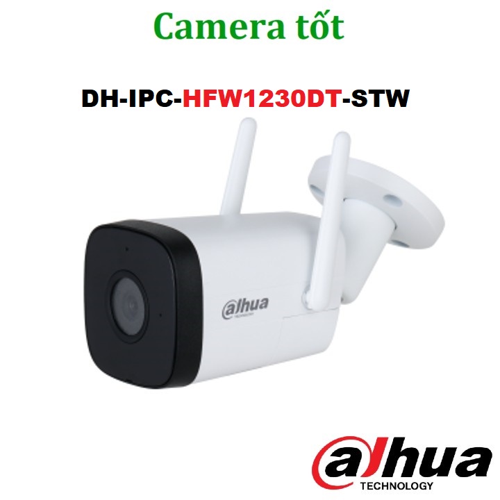 Camera IP WIFI Dahua  DH - IPC - HFW1230DT - STW 1080P 2MP Ngoài trời - Hồng ngoại ban đêm