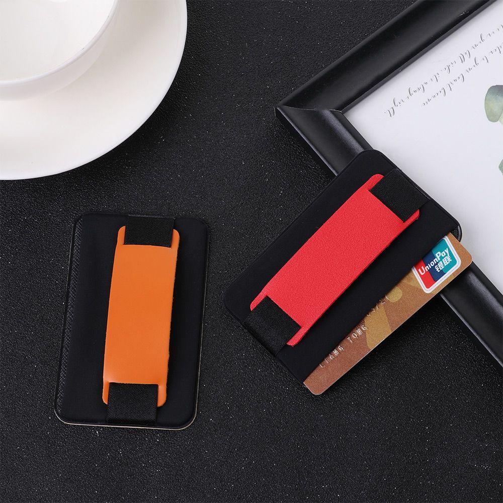 UUMIR 1 Túi Đựng Thẻ ID Bằng Lycra Co Giãn Thông Dụng Giá Đỡ