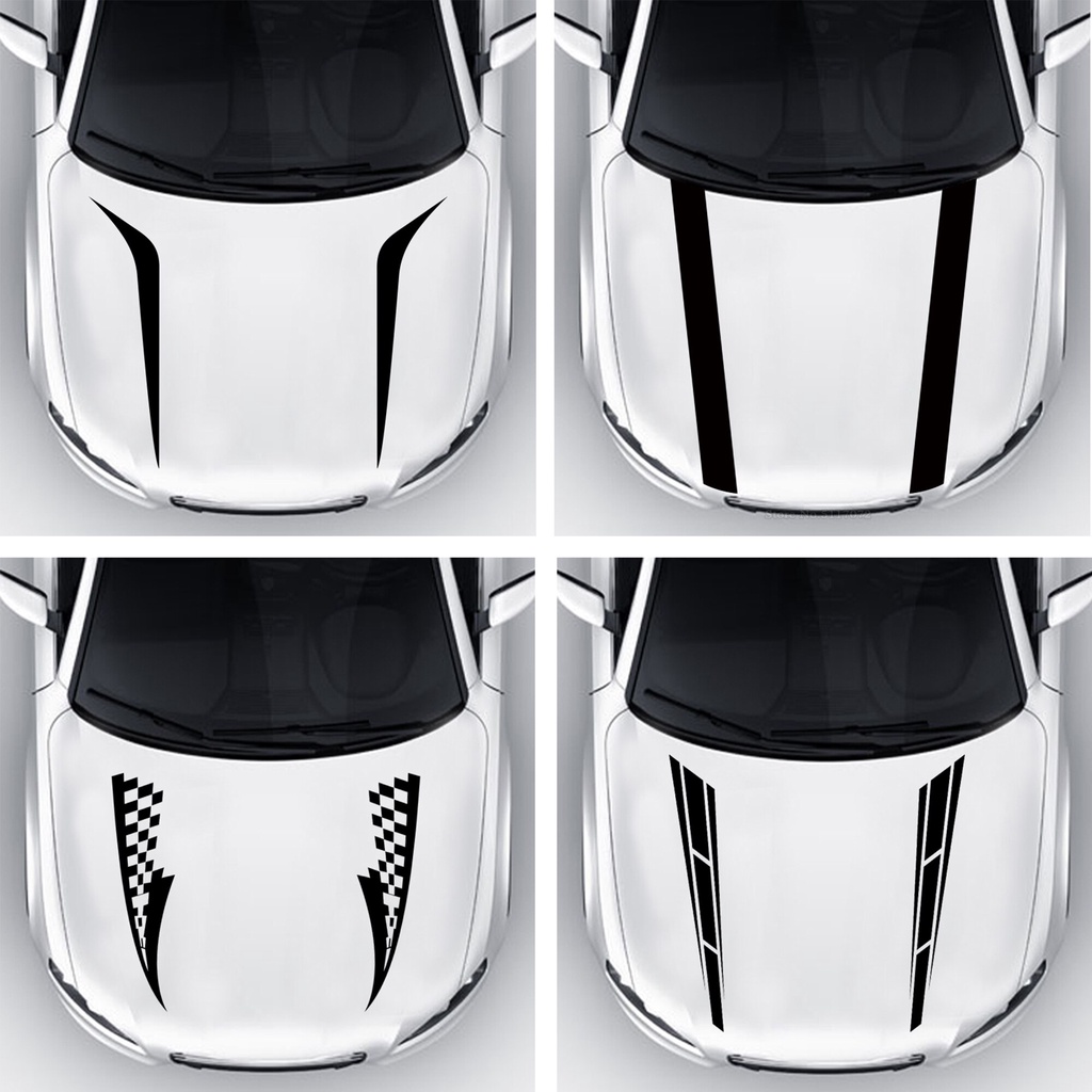 Tem dán mui xe  Đề can dán ô tô- trang trí, phong cách cá tính