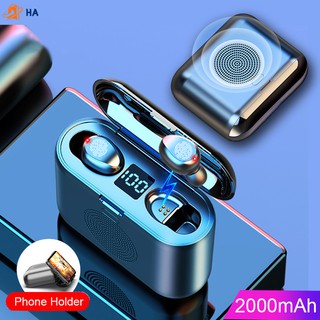 Tai nghe không dây AMOI POWER F9 / G6 5.0 2 Trong 1 Tích Hợp Sạc Dự Phòng 2000mah