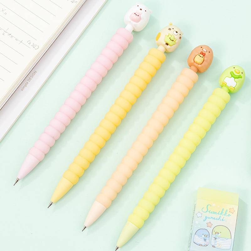 Set 4 Bút Chì Bấm Ngòi 0.5mm Vỏ Hình SUMIKKO GURASHI Đáng Yêu