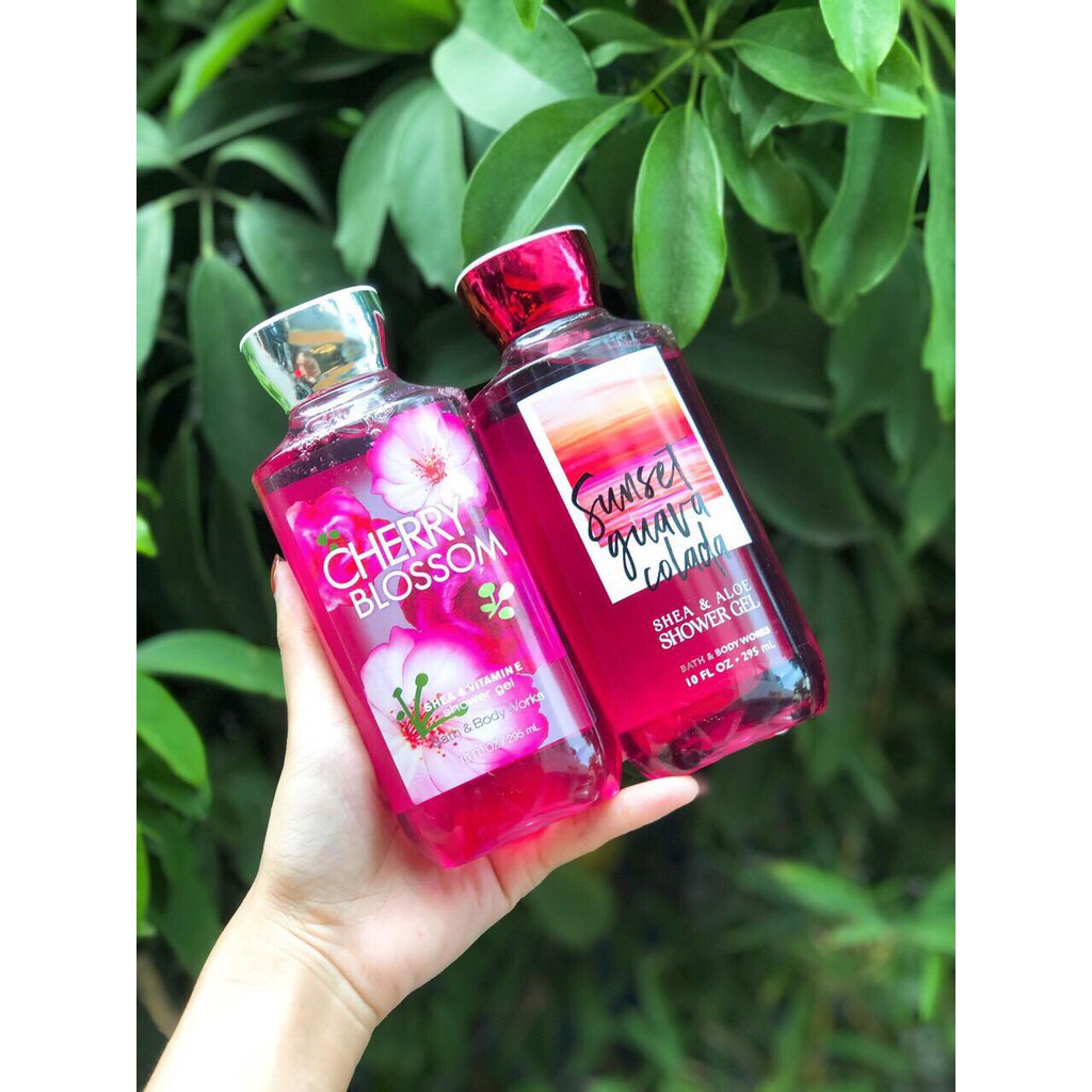 Sữa tắm hương Cherry Blossom - Bath & Body Works - Shea & Vitamin E - Shower Gel - 295ml