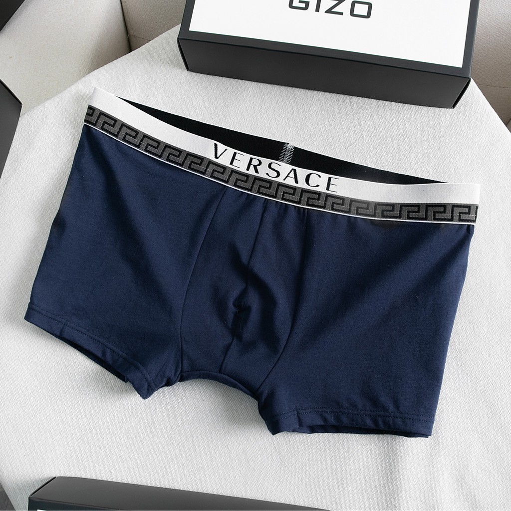 Quần lót nam cotton, quần sịp nam boxer co dãn 4 chiều, thoáng khí vượt trội - VER01A