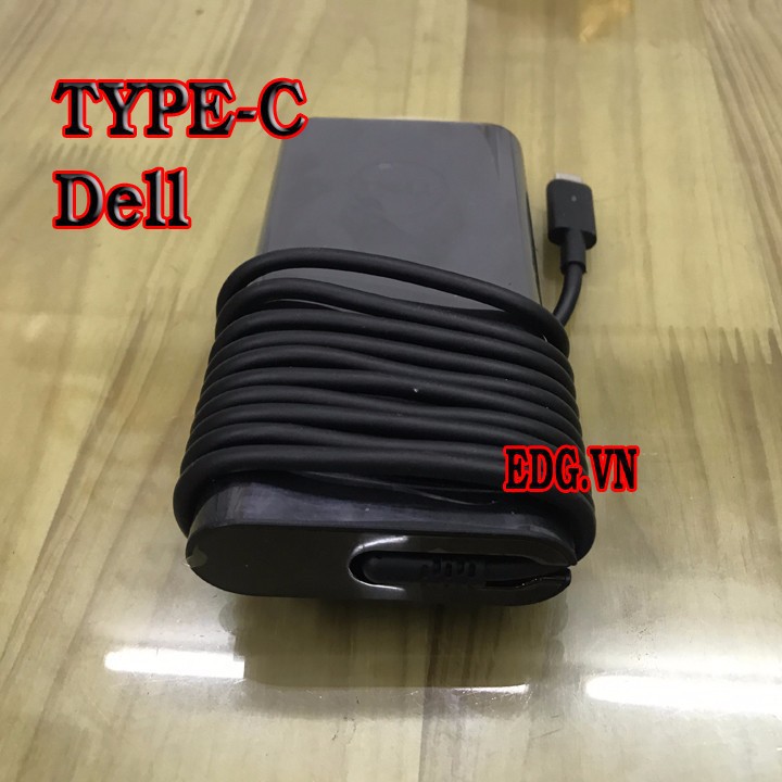 Sạc Laptop Dell 90W Oval Type-C Chính hãng BH 12 tháng 20V- 4.5A (90W) USB C OVAL ZIN