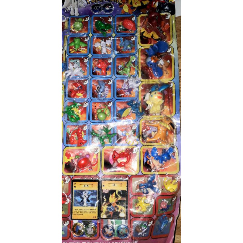 Sét bộ mô hình pokemonpk bằng nhựa có 3 size 1718