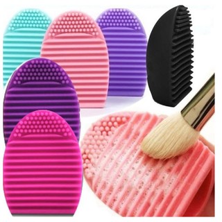 Rửa Cọ Trang Điểm Hình Quả Trứng Bằng Silicone