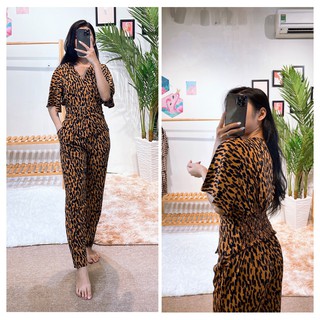 [ẢNH THẬT]Set Đồ Bộ Kiểu Trung Niên Lụa Mango Cao Cấp
