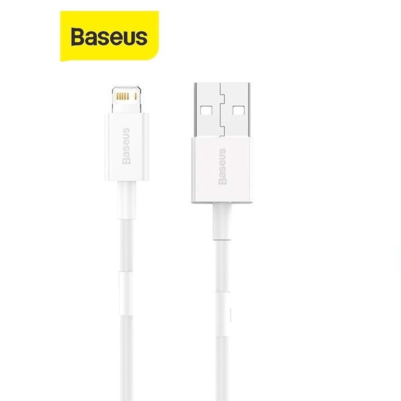 Cáp sạc 2.4A Baseus Superior dây dẻo siêu bền tiêu chuẩn chiều dài 100CM cho 11/12/13