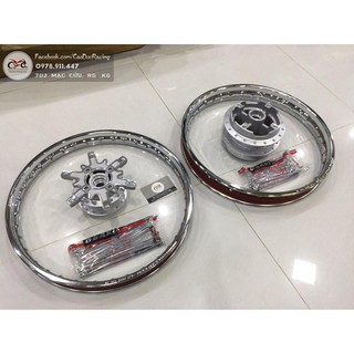 Bộ bánh căm Winner Sonic - Đùm bạc kèm lòng đĩa - căm osaki - niềng unionvd 1.4 - 1.6 thái lan