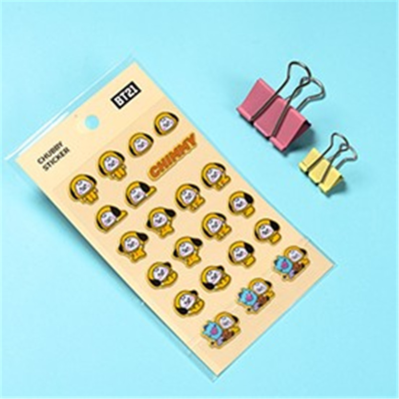 Nhãn dán từ tính họa tiết BT21 BTS