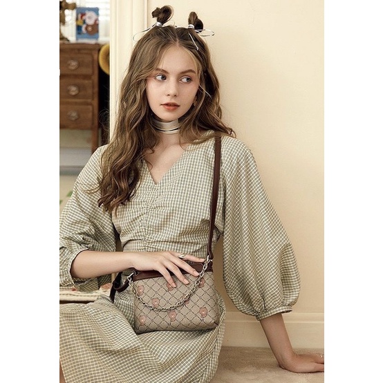 (có sẵn)Túi xinh chính hãng Mexican mẫu Gấu Brown Line