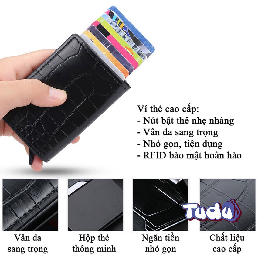 Ví Thẻ Nam Thông Minh, Bảo Mật Chống Đọc RFID, Ngăn Chặn Truy Cập Trái Phép (CN437)