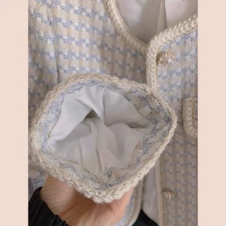HANNY Áo dạ tweed Sẵn trắng M