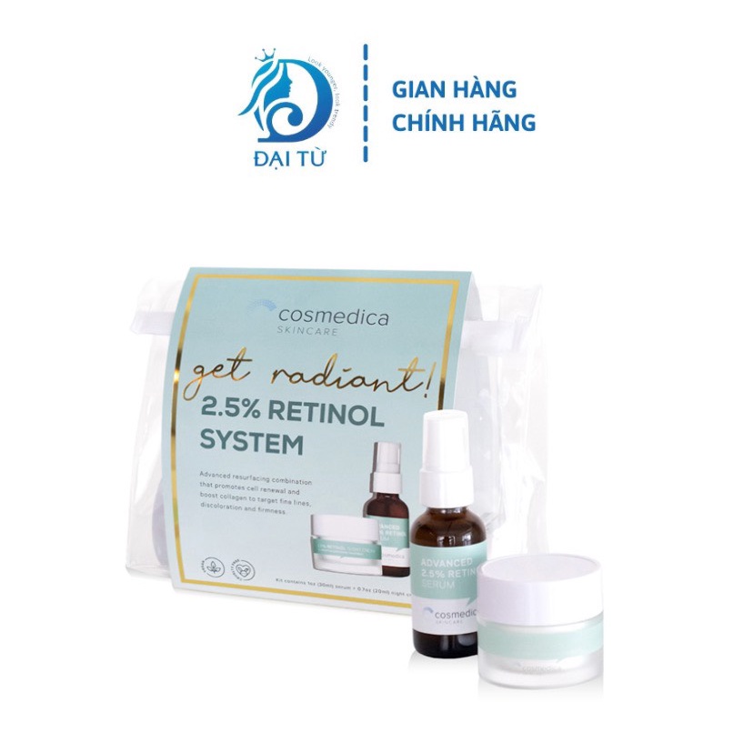 Set Cosmedica 2,5% Retinol Serum + Night Cream