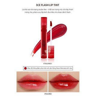 Son tint bóng 3CE Flash Lip Tint