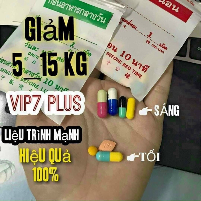 Giảm Cân Yanhee Vip 7 Dành Cho Người Khó Xuống Cân